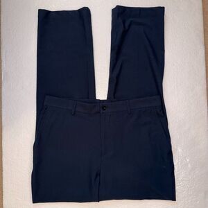 Dunning Golf Pants Mens 34x32 Navy Blue Everbest Golfing Lightweight Stretch